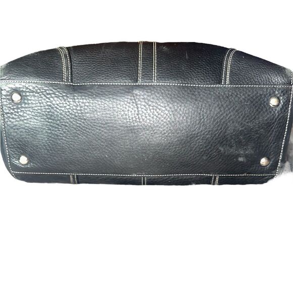 Coach Black Pebble Leather Tote Bag - Picture 5 of 15